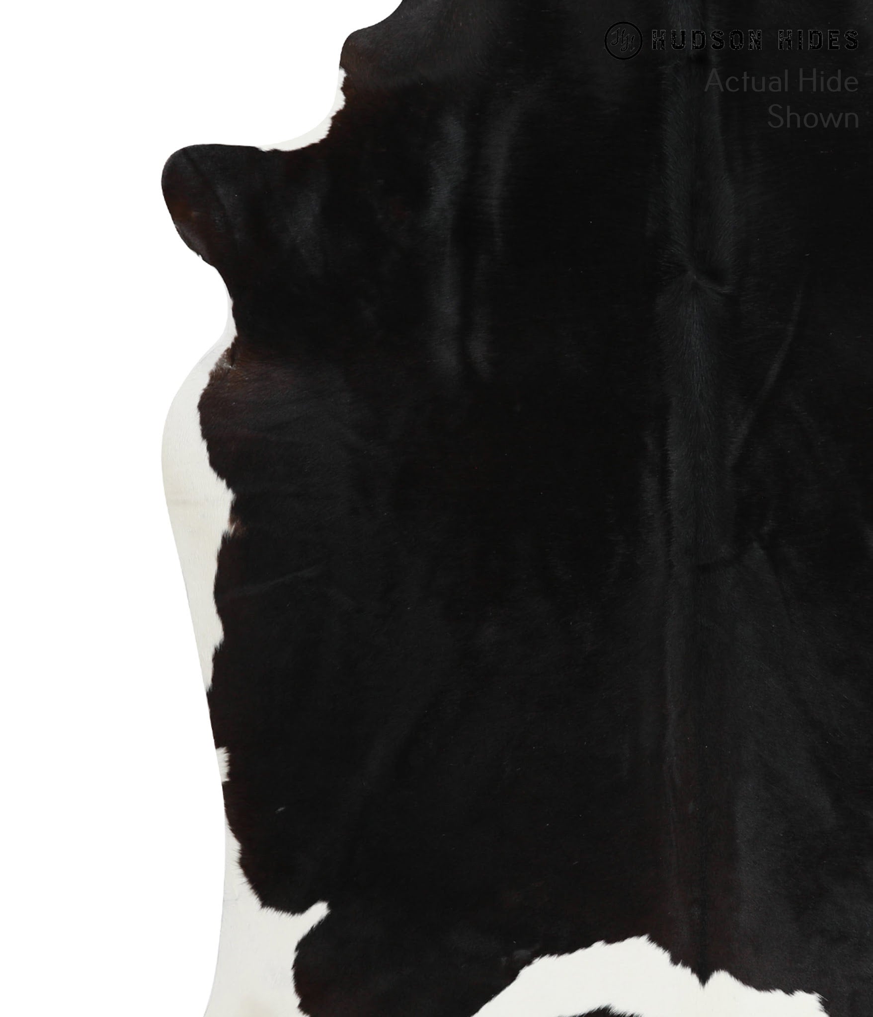 Black and White Cowhide Rug #51590