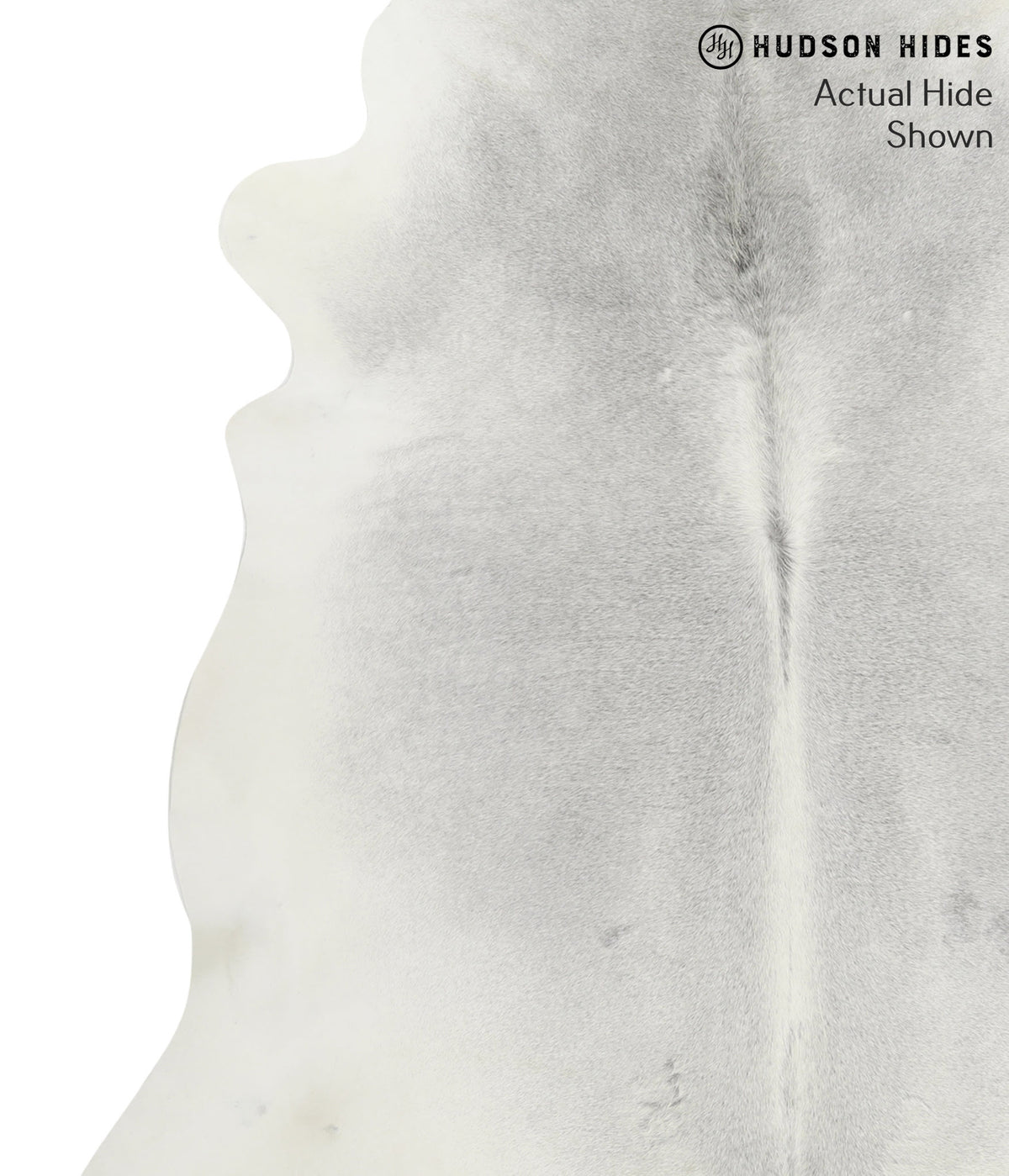 Medium Grey XX-Large Brazilian Cowhide Rug 7'8"H x 7'3"W #52069 by Hudson Hides