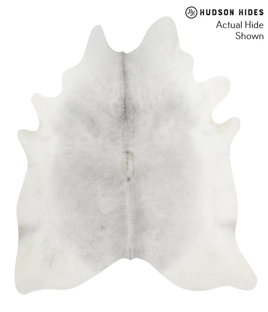 Medium Grey XX-Large Brazilian Cowhide Rug 8'2"H x 7'1"W #52071 by Hudson Hides