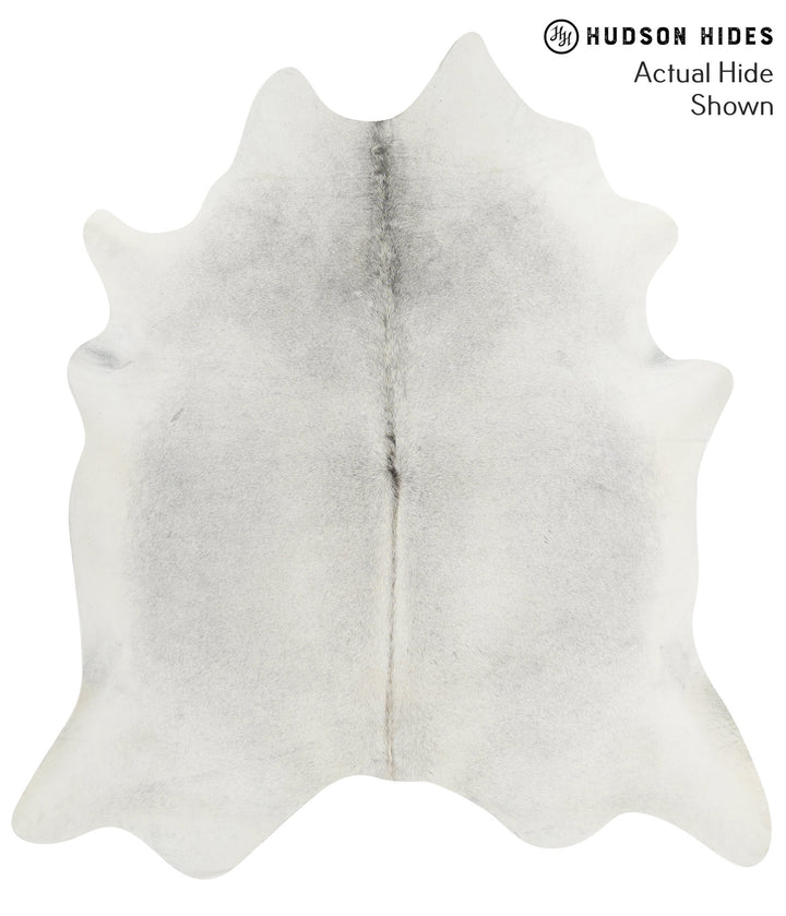 Medium Grey XX-Large Brazilian Cowhide Rug 7'6"H x 6'9"W #52080 by Hudson Hides