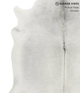 Medium Grey XX-Large Brazilian Cowhide Rug 7'6"H x 6'9"W #52080 by Hudson Hides