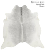 Medium Grey XX-Large Brazilian Cowhide Rug 7'6"H x 7'6"W #52083 by Hudson Hides
