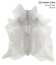 Medium Grey XX-Large Brazilian Cowhide Rug 7'8"H x 6'11"W #52113 by Hudson Hides