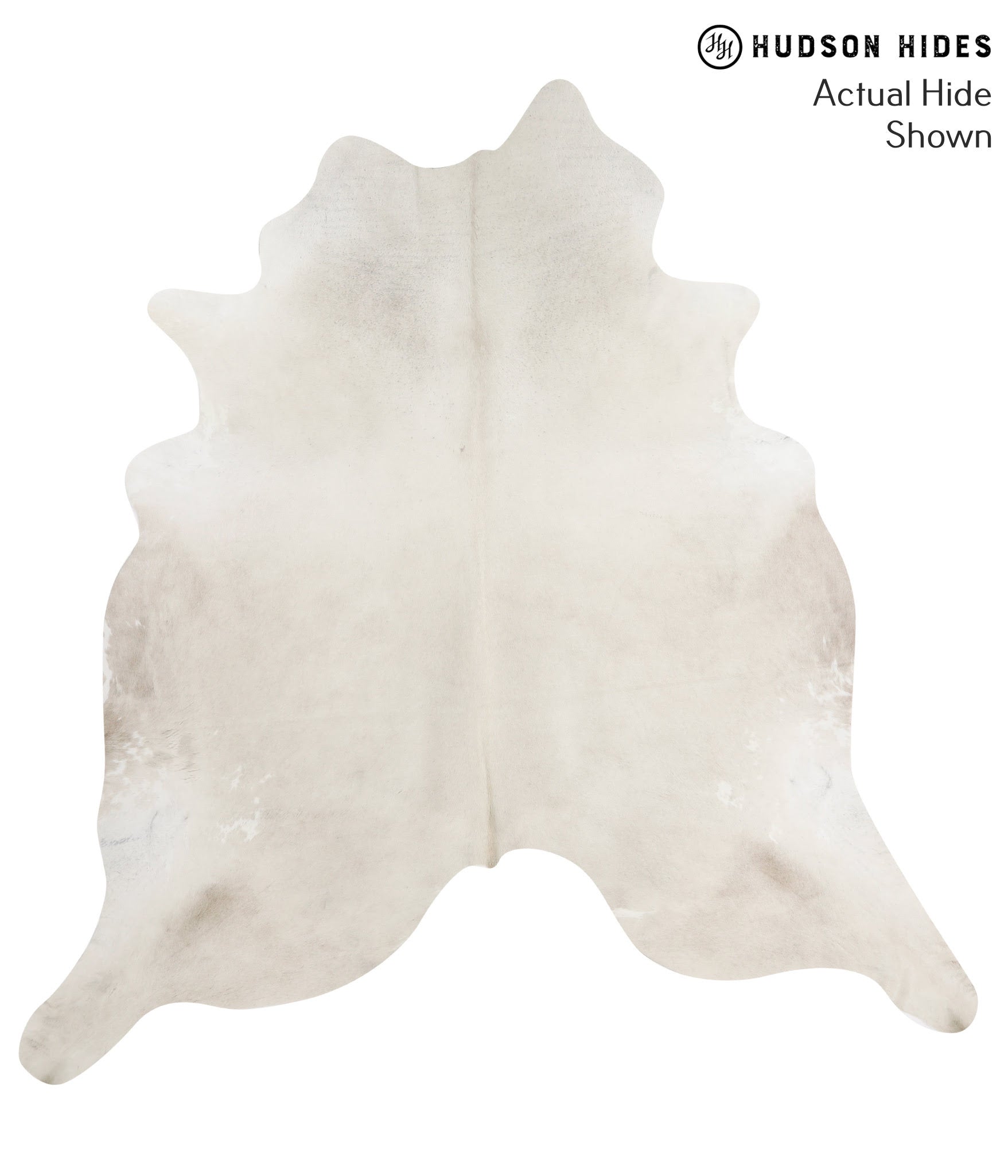 Solid White Cowhide Rug #52553