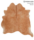 Solid Brown X-Large Brazilian Cowhide Rug 6'9"H x 6'7"W #52701 by Hudson Hides