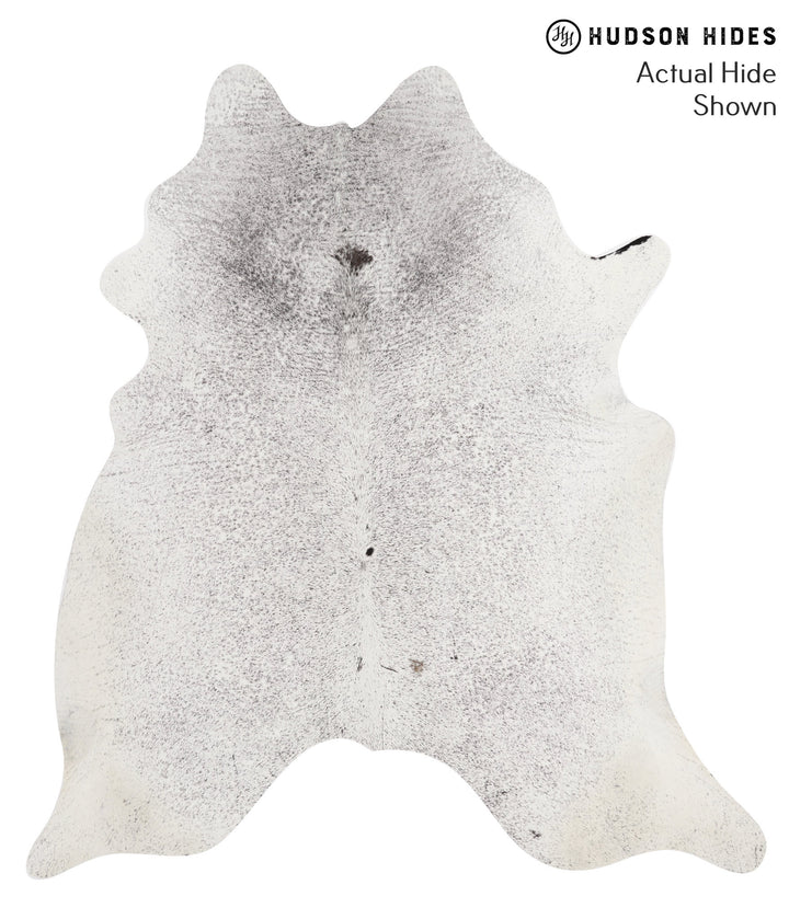Salt and Pepper Black XX-Large Brazilian Cowhide Rug 7'6"H x 6'10"W #52866 by Hudson Hides
