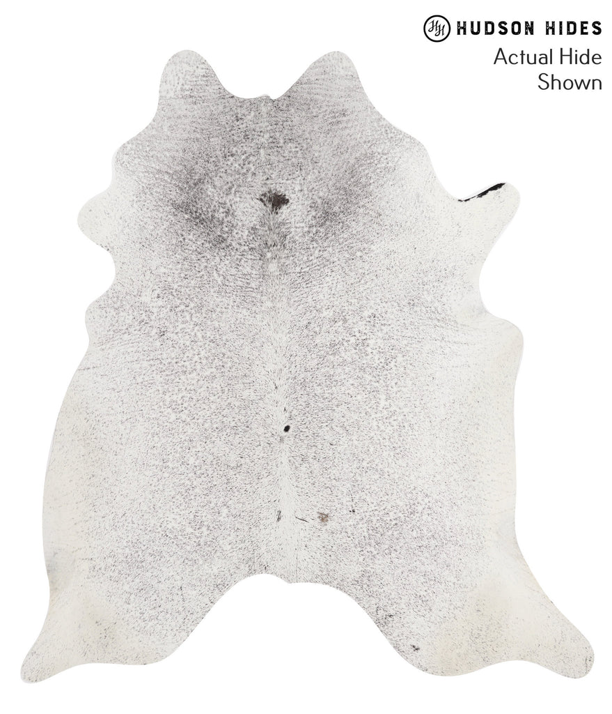 Salt and Pepper Black XX-Large Brazilian Cowhide Rug 7'6"H x 6'10"W #52866 by Hudson Hides