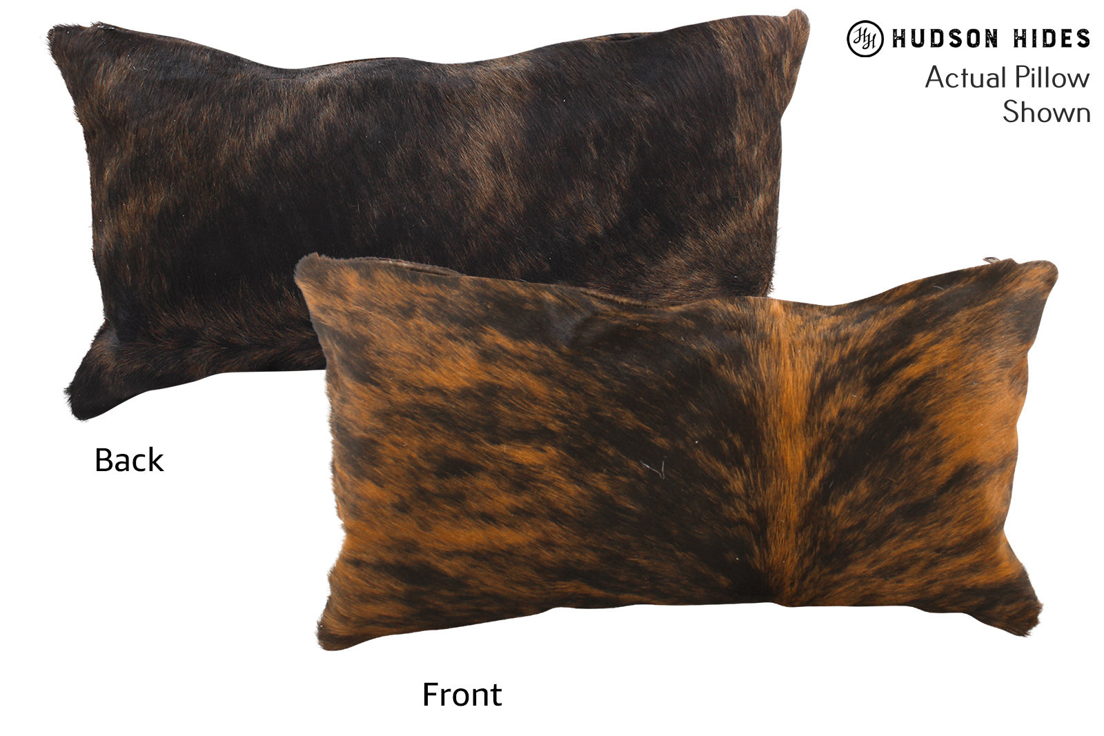 Dark Brindle Cowhide Pillow #54894