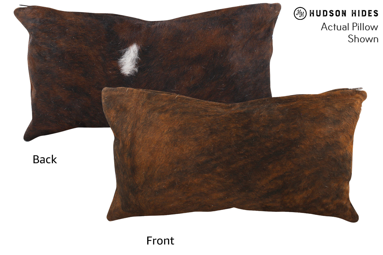 Dark Brindle Cowhide Pillow #55160