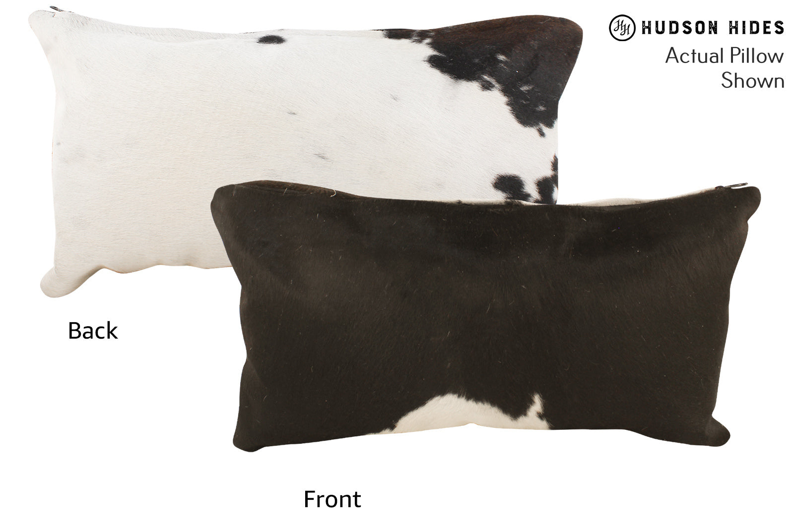 Black and White Cowhide Pillow #55218