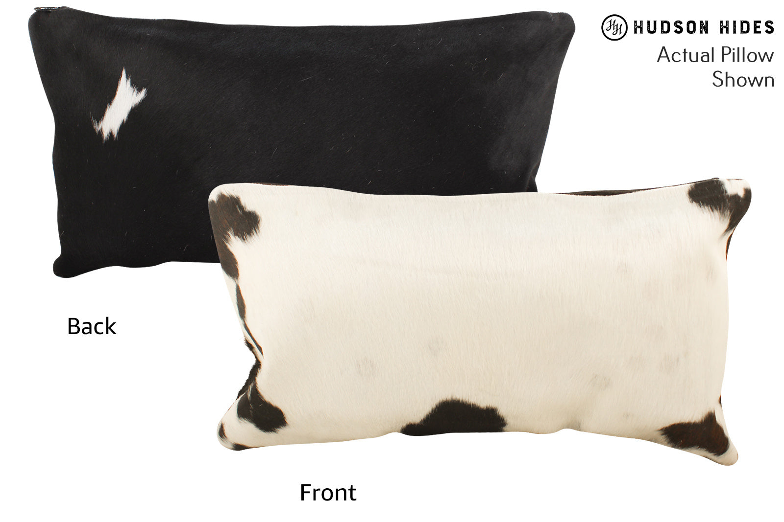 Black and White Cowhide Pillow #55219