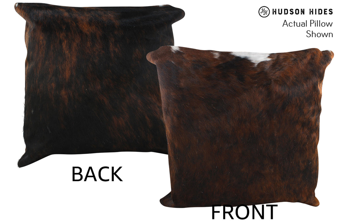 Dark Brindle Pillow 20"x20"#56254 by Hudson Hides