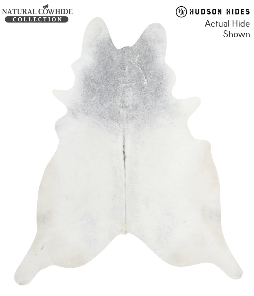 Medium Grey XX-Large Brazilian Cowhide Rug 7'11"H x 6'10"W #58247 by Hudson Hides