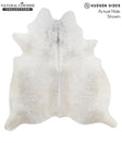Medium Grey X-Large Brazilian Cowhide Rug 6'7"H x 6'1"W #58842 by Hudson Hides