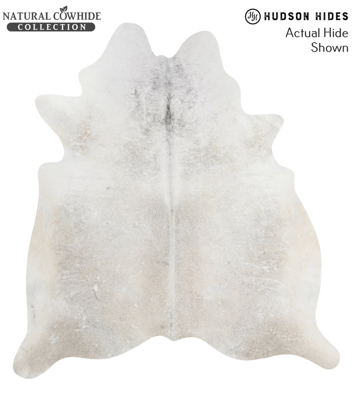 Medium Grey X-Large Brazilian Cowhide Rug 6'7"H x 6'1"W #58842 by Hudson Hides