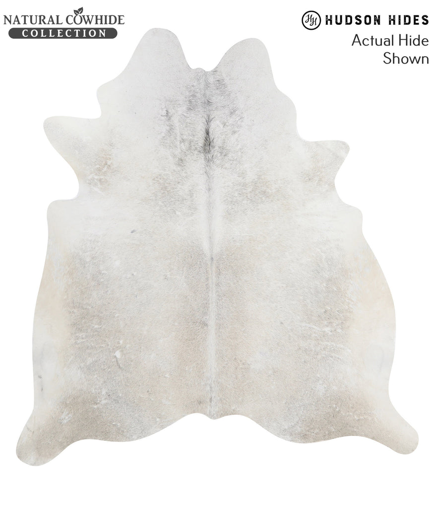 Medium Grey X-Large Brazilian Cowhide Rug 6'7"H x 6'1"W #58842 by Hudson Hides