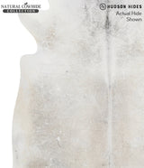 Medium Grey X-Large Brazilian Cowhide Rug 6'7"H x 6'1"W #58842 by Hudson Hides
