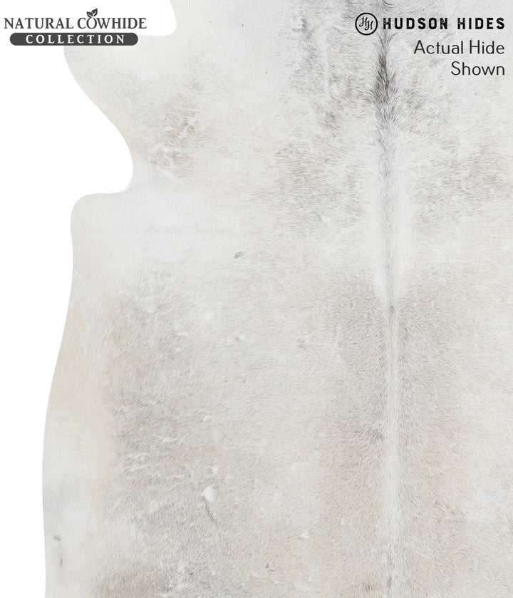 Medium Grey X-Large Brazilian Cowhide Rug 6'7"H x 6'1"W #58842 by Hudson Hides