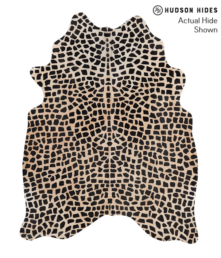 Giraffe Large Brazilian Cowhide Rug 6'11"H x 5'4"W #64874 by Hudson Hides