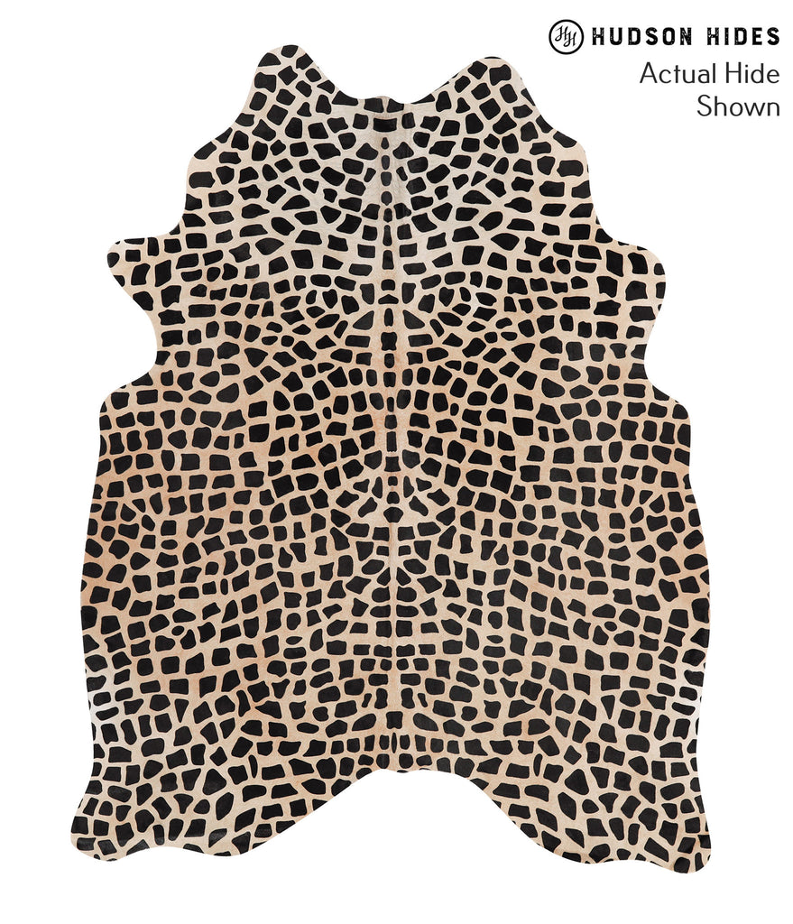 Giraffe Large Brazilian Cowhide Rug 6'11"H x 5'4"W #64874 by Hudson Hides