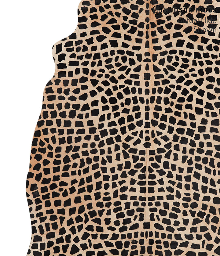 Giraffe Large Brazilian Cowhide Rug 7'0"H x 5'6"W #64897 by Hudson Hides