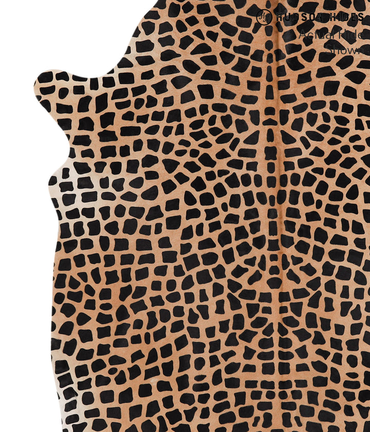 Giraffe Large Brazilian Cowhide Rug 6'8"H x 5'6"W #64898 by Hudson Hides