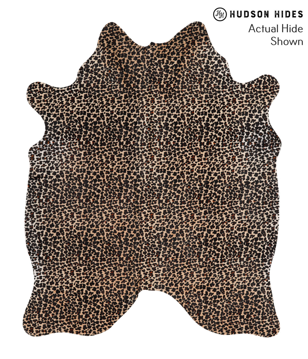 Jaguar Large Brazilian Cowhide Rug 6'7"H x 5'4"W #64900 by Hudson Hide