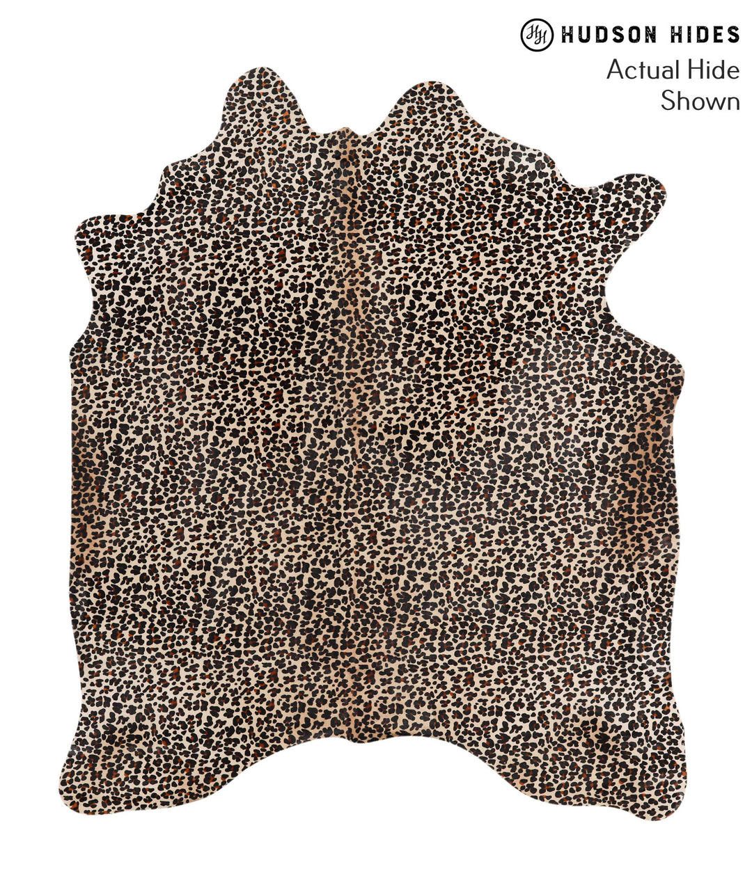 Jaguar Large Brazilian Cowhide Rug 6'5"H x 5'5"W #64903 by Hudson Hide