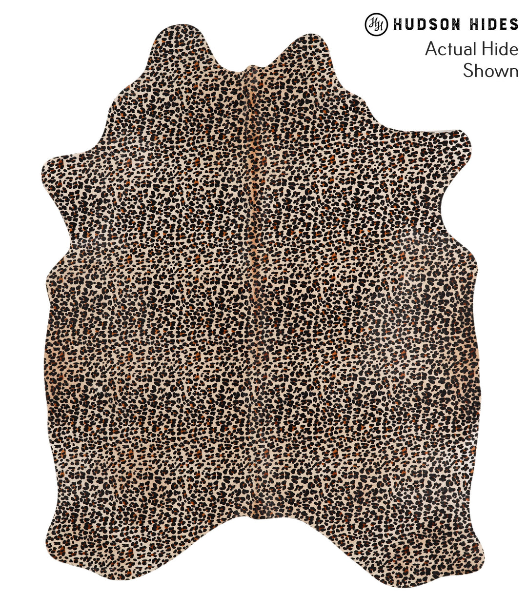 Jaguar Large Brazilian Cowhide Rug 7'0"H x 5'5"W #64904 by Hudson Hide