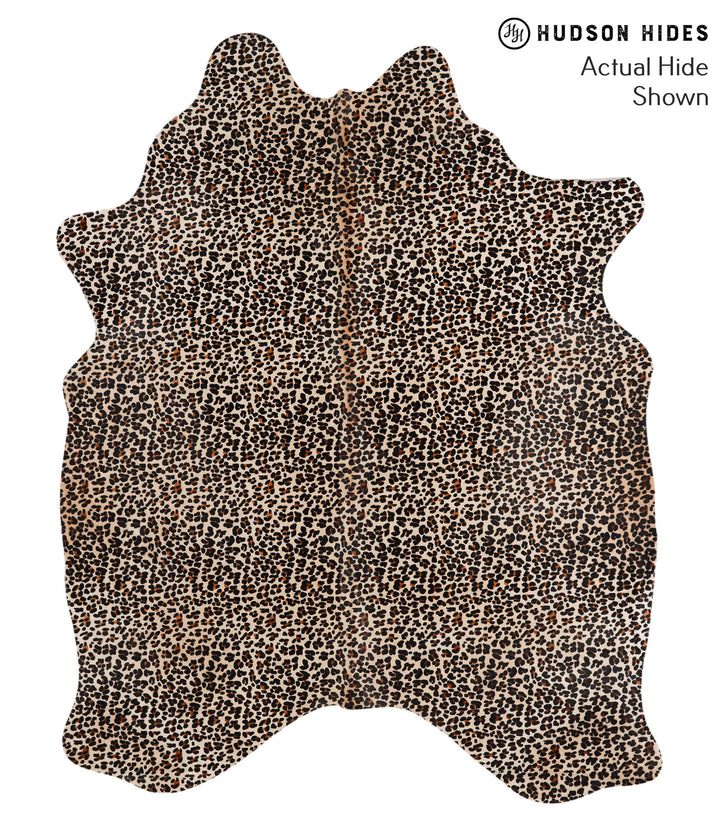 Jaguar Large Brazilian Cowhide Rug 7'0"H x 5'5"W #64904 by Hudson Hides