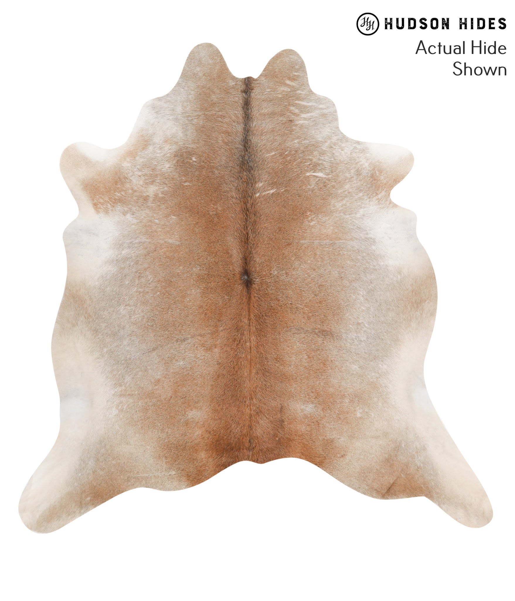 Grey with Beige Cowhide Rug #64995