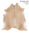 Grey with Beige X-Large Brazilian Cowhide Rug 6'8"H x 6'3"W #65015 by Hudson Hides