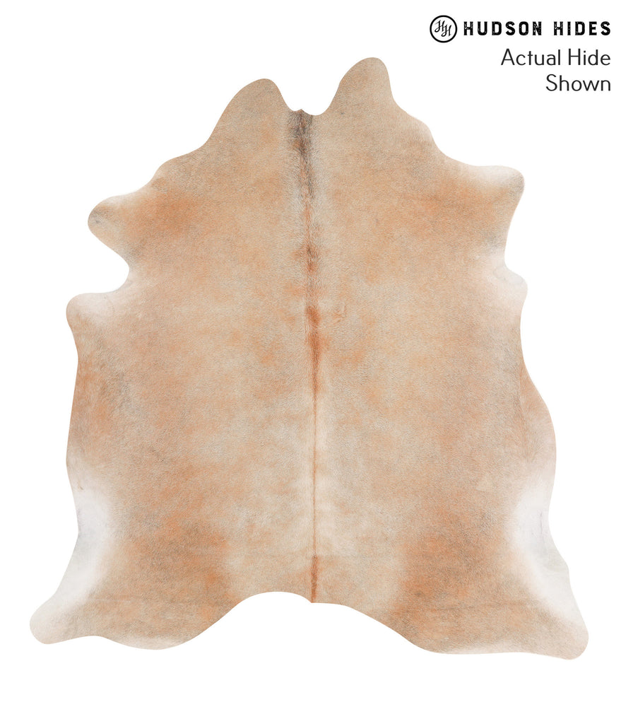Grey with Beige X-Large Brazilian Cowhide Rug 6'8"H x 6'3"W #65015 by Hudson Hides