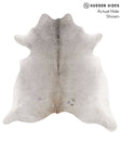 Medium Grey X-Large Brazilian Cowhide Rug 6'5"H x 6'3"W #65053 by Hudson Hides