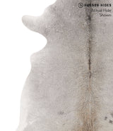 Medium Grey X-Large Brazilian Cowhide Rug 6'5"H x 6'3"W #65053 by Hudson Hides