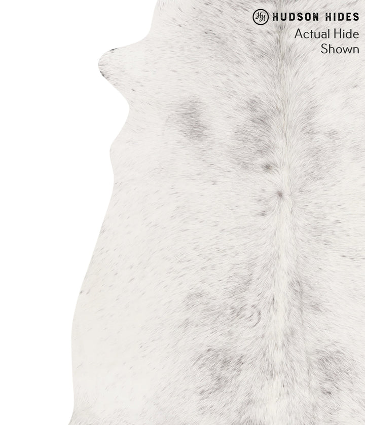 Salt and Pepper Black X-Large Brazilian Cowhide Rug 6'10"H x 5'11"W #65106 by Hudson Hides