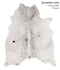 Salt and Pepper Black Large Brazilian Cowhide Rug 6'1