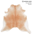 Beige X-Large Brazilian Cowhide Rug 6'11"H x 7'1"W #65144 by Hudson Hides