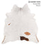Salt and Pepper Brown X-Large Brazilian Cowhide Rug 6'6