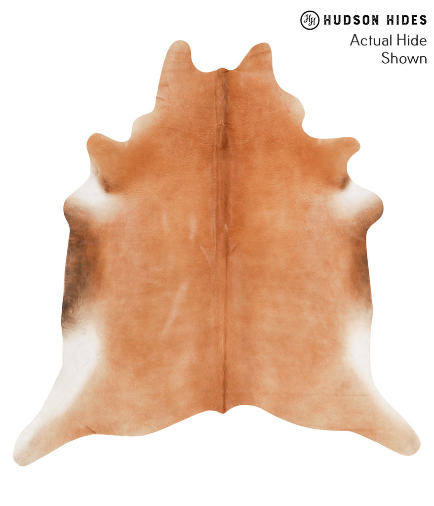 Solid Brown X-Large Brazilian Cowhide Rug 6'11"H x 6'8"W #65204 by Hudson Hides