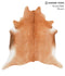 Solid Brown X-Large Brazilian Cowhide Rug 6'11