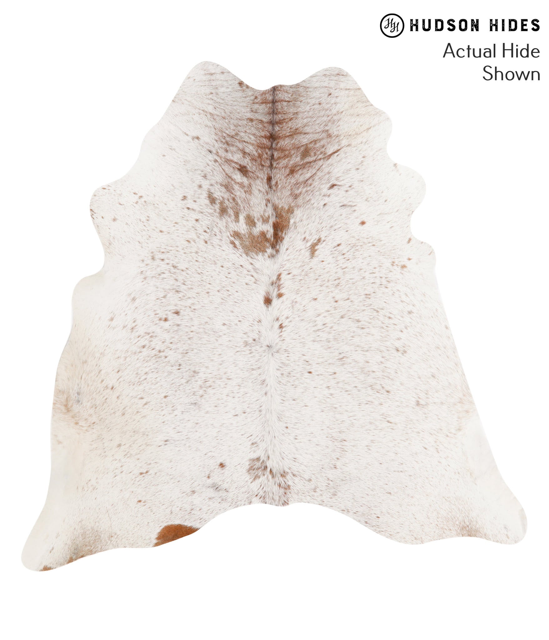 Salt and Pepper Brown Cowhide Rug #65208