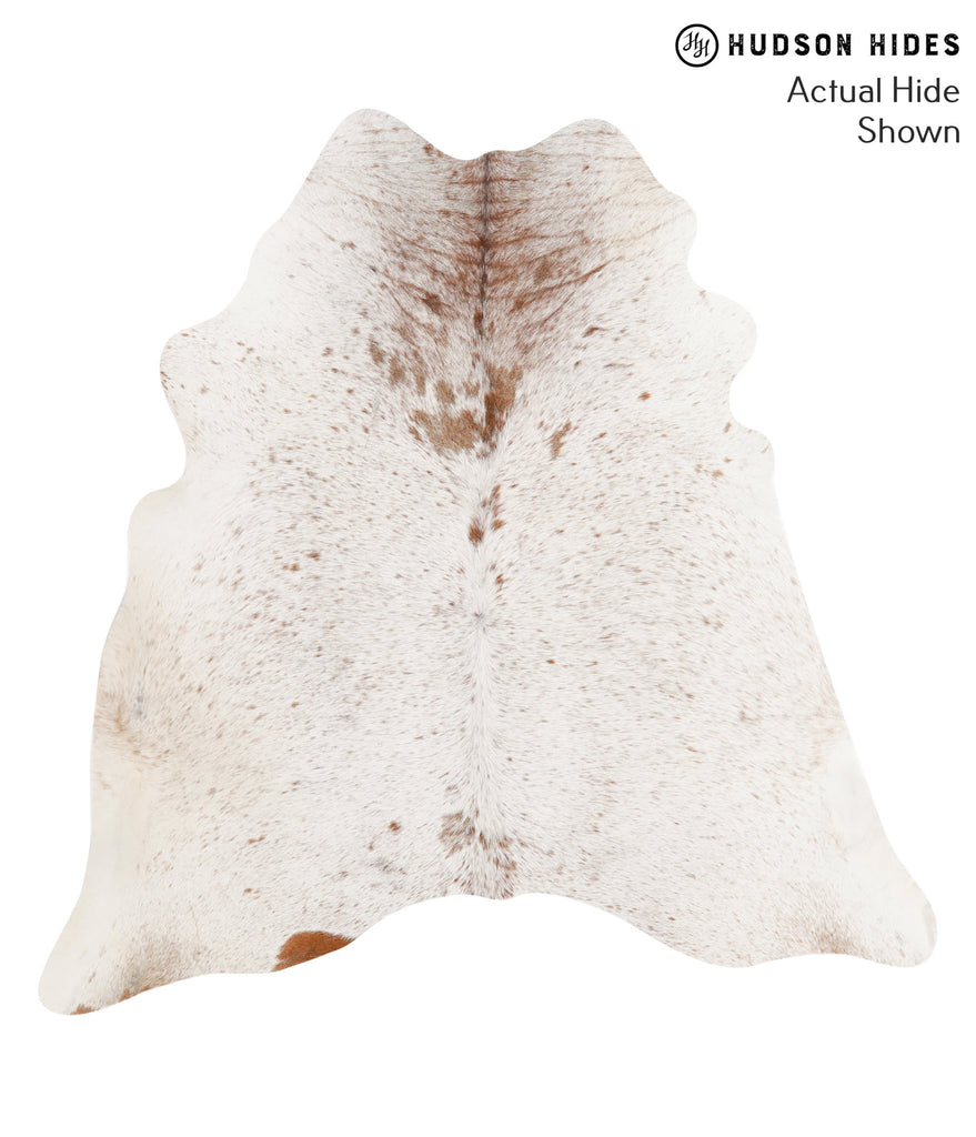 Salt and Pepper Brown Large Brazilian Cowhide Rug 5'11"H x 5'11"W #65208 by Hudson Hides