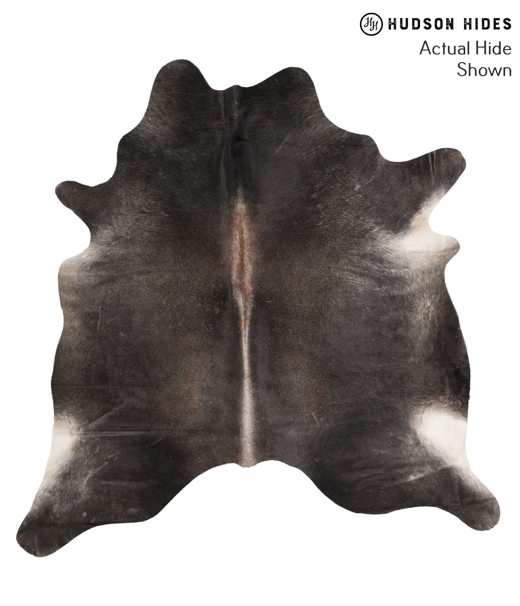 Dark Grey Cowhide Rug #65210