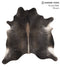 Dark Grey X-Large Brazilian Cowhide Rug 6'5