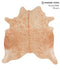 Light Caramel X-Large Brazilian Cowhide Rug 6'9