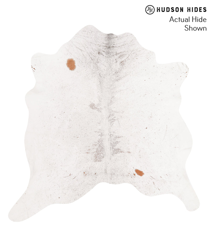 Salt and Pepper Brown Large Brazilian Cowhide Rug 6'4"H x 6'2"W #65224 by Hudson Hides