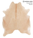 Beige X-Large Brazilian Cowhide Rug 7'6"H x 6'1"W #65225 by Hudson Hides