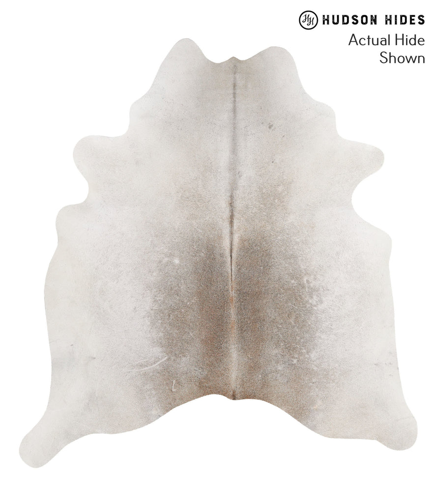 Medium Grey X-Large Brazilian Cowhide Rug 6'7"H x 6'2"W #65334 by Hudson Hides