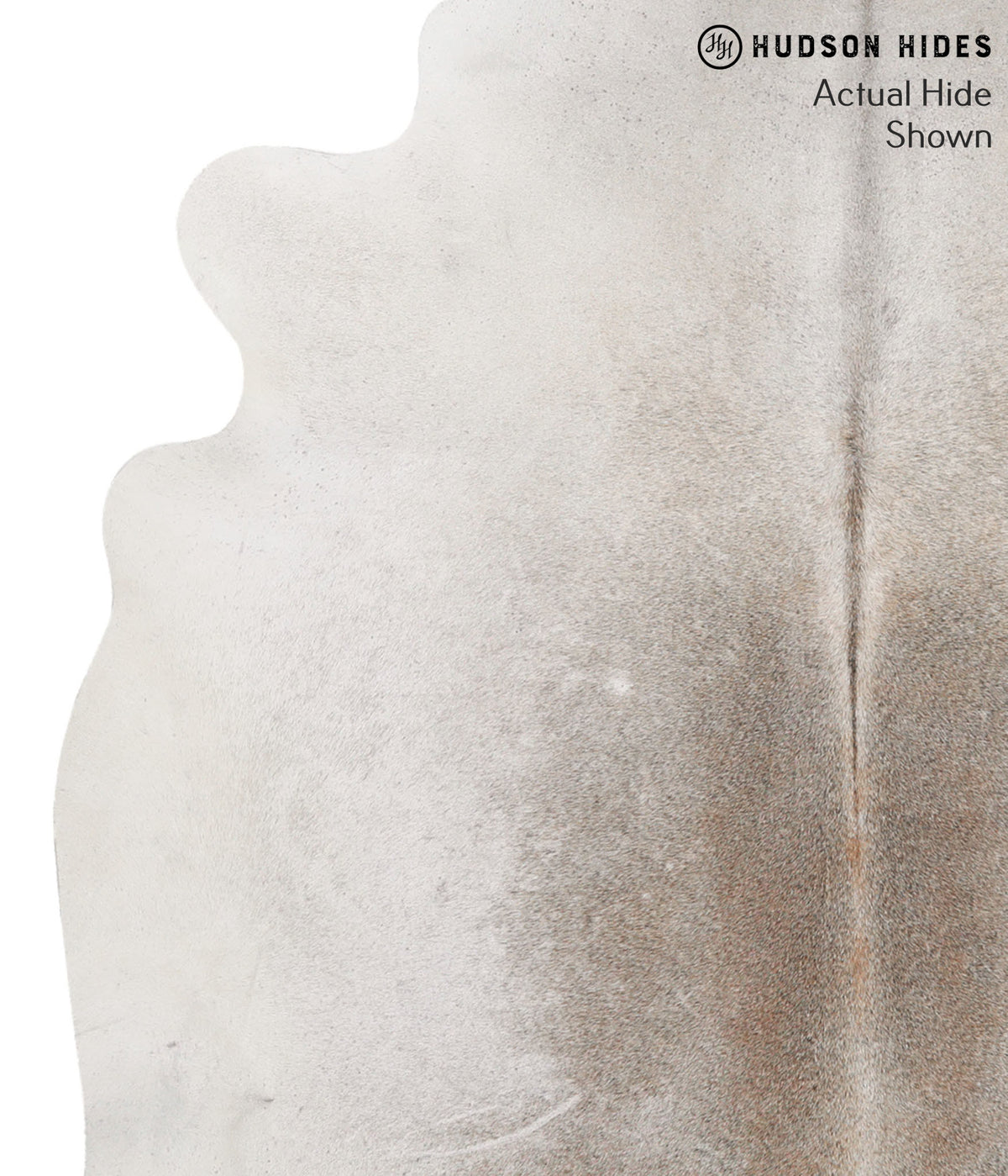 Medium Grey X-Large Brazilian Cowhide Rug 6'7"H x 6'2"W #65334 by Hudson Hides